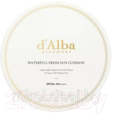 Крем солнцезащитный d'Alba Waterfull Fresh Sun Cushion SPF50+ PA++++ - фото 1 - id-p226415859