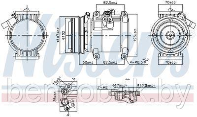 КОМПРЕССОР КОНДИЦИОНЕРА NISSENS 891011 94558244 CHEVROLET SPARK (M300)