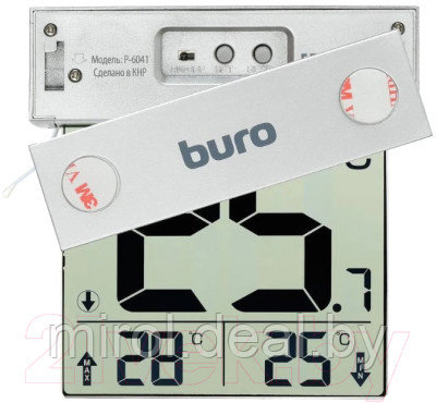 Термометр комнатный Buro P-6041 - фото 4 - id-p226416162