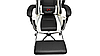 Кресло игровое с массажем и подножкой Calviano AVANTI ULTIMATO с подножкой черно-белый, фото 3