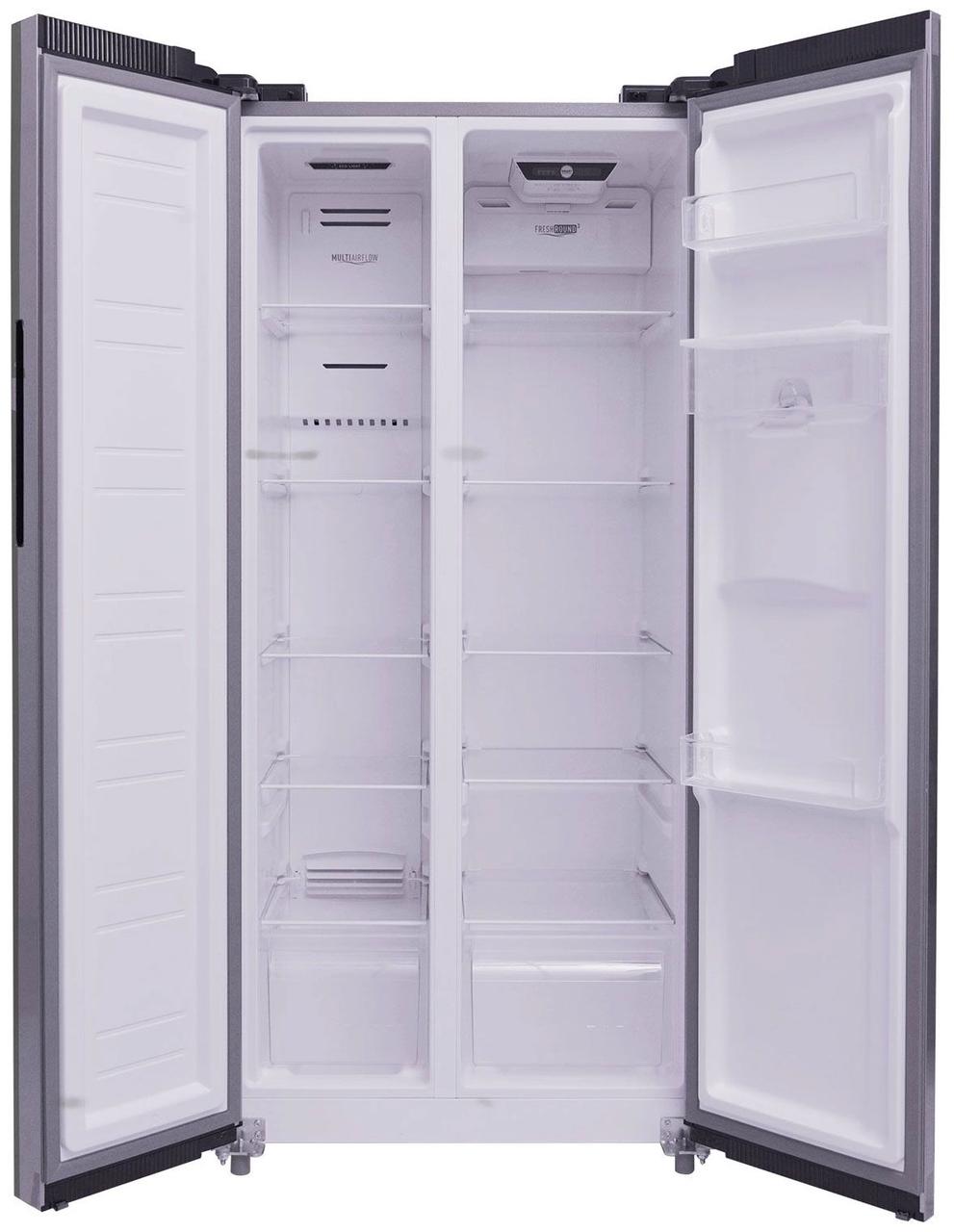 Холодильник Hyundai CS4086FIX (Side by Side) Нерж. сталь - фото 3 - id-p213416340