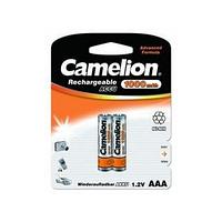Батарейки Camelion AAA-1000mAh Ni-Mh BL-2 (NH-AAA1000BP2, аккумулятор,1.2В) (2 шт. в уп-ке)