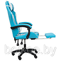 Кресло вибромассажное Calviano 1583 голубое, фото 3