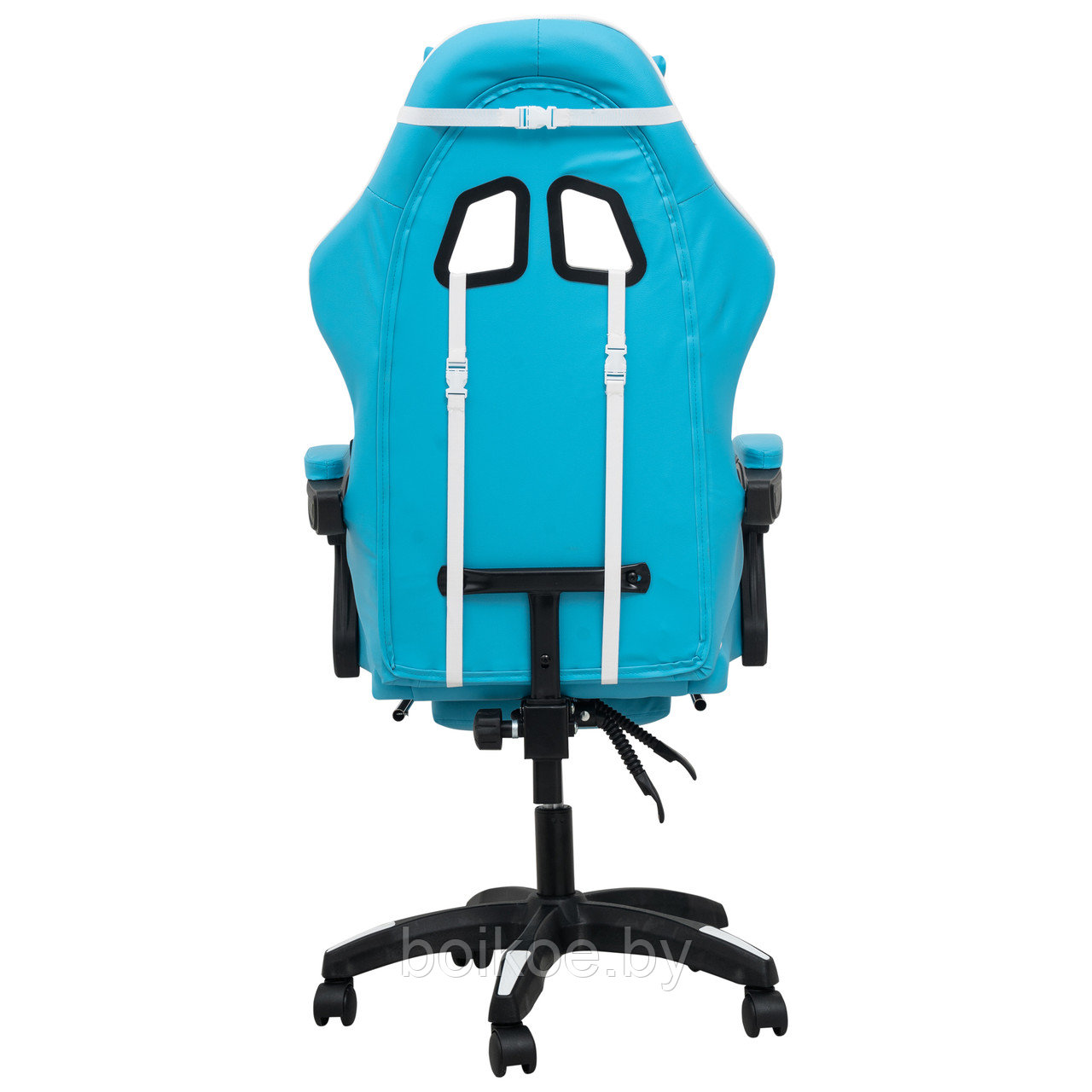 Кресло вибромассажное Calviano 1583 голубое - фото 4 - id-p226420214