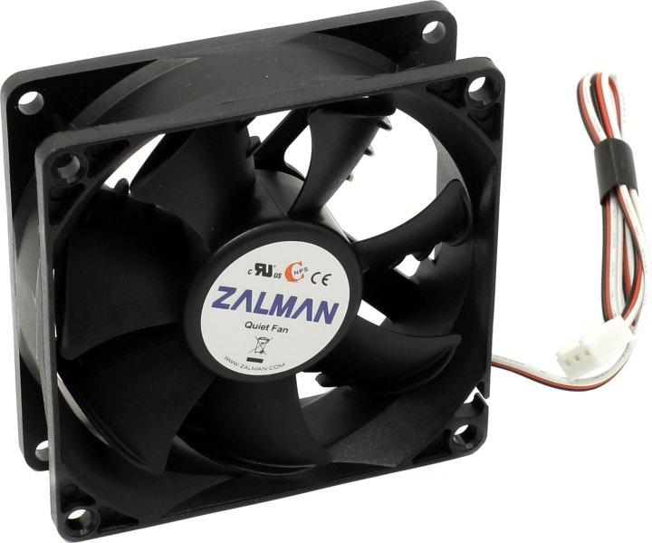 Вентилятор ZALMAN ZM-F1 PLUS SF Fan for m/tower (3пин 80x80x25мм 20-23дБ2000об/мин) - фото 1 - id-p226420166