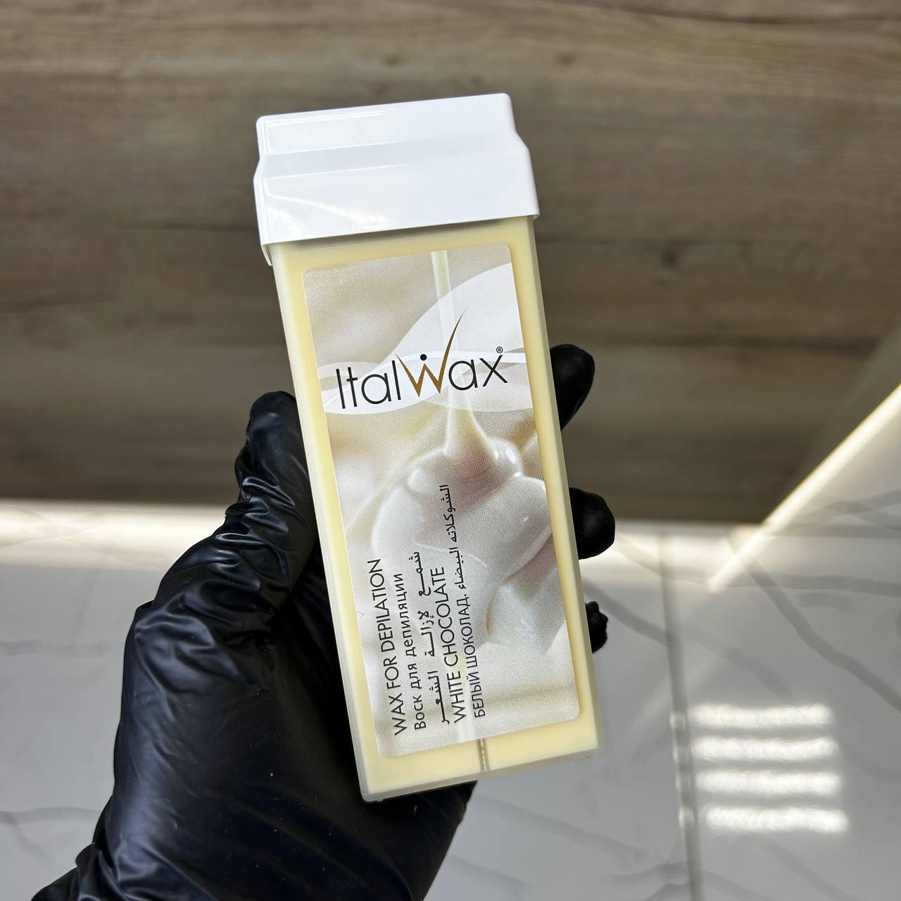 Воск Italwax в картридже Белый шоколад (для волос средней жесткости) 100 г - фото 1 - id-p175812304