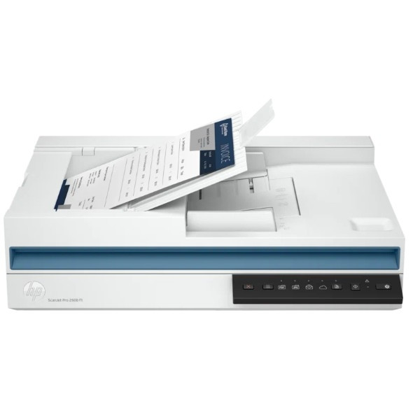 Сканер планшетный HP ScanJet Pro 2600 f1 (20G05A#B19) A4 белый - фото 1 - id-p226420387