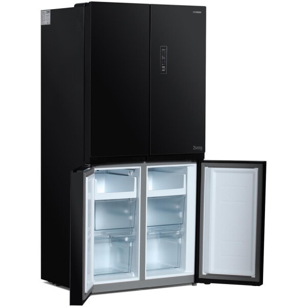 Холодильник Hyundai CM5005F (Side by Side) черное стекло - фото 5 - id-p141881427