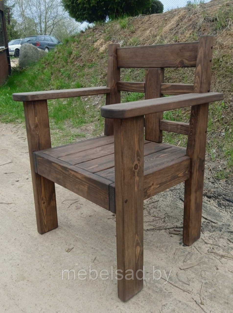 Кресло садовое из массива сосны "Брюгге"