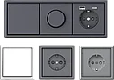 Одноклавишный кнопочный выключатель, цвет Белый (Schneider Electric ArtGallery), фото 6
