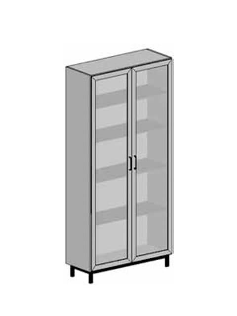 Шкаф для лабораторной посуды ТШ-202 (830*420*1700), стеклянные дверцы - фото 1 - id-p226443847