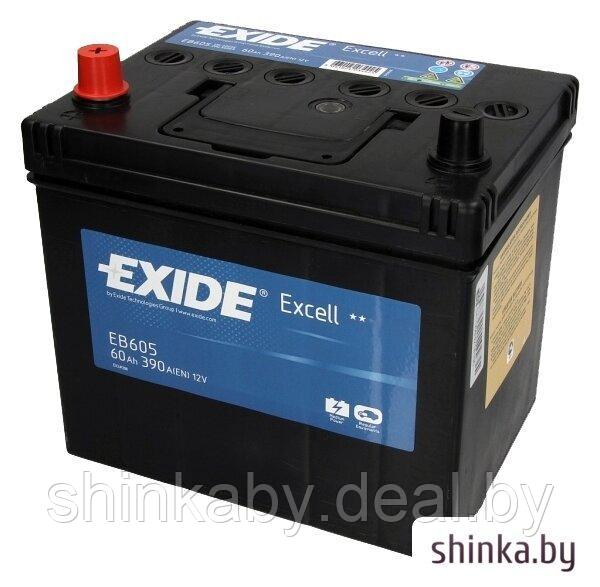 Автомобильный аккумулятор Exide Excell EB605 (60 А/ч) - фото 2 - id-p226444284