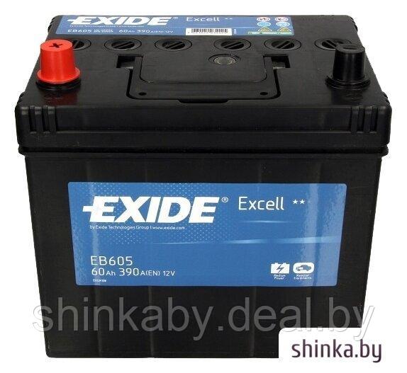 Автомобильный аккумулятор Exide Excell EB605 (60 А/ч) - фото 3 - id-p226444284