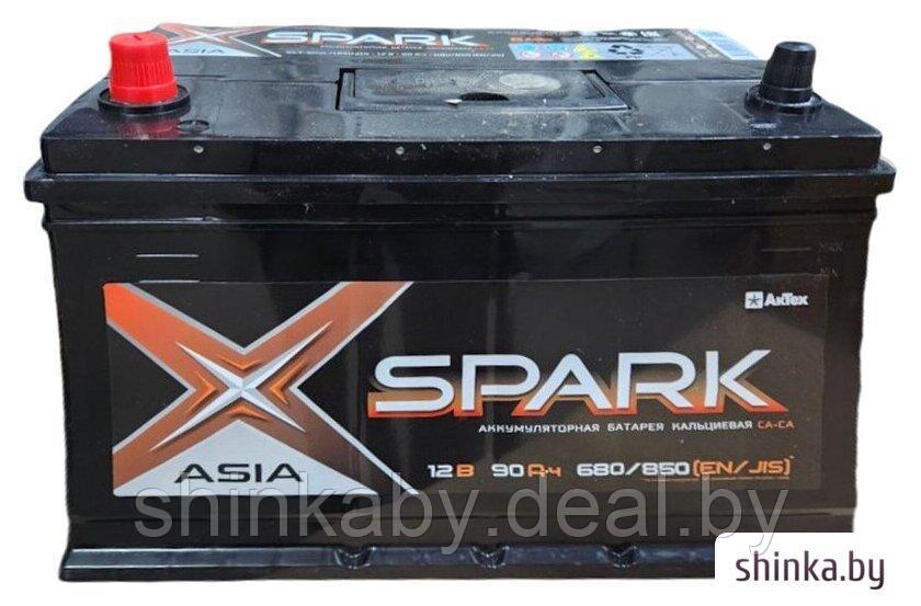 Автомобильный аккумулятор Spark Asia 680/850A EN/JIS L+ SPAA90-3-L (90 А·ч) - фото 1 - id-p226444295
