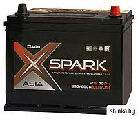 Автомобильный аккумулятор Spark Asia 530/650A EN/JIS R+ SPAA70-3-R (70 А·ч)