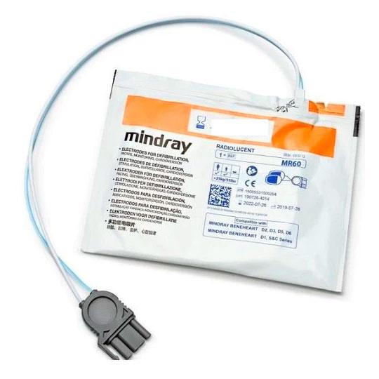 Электроды Mindray MR60 (5 пар/уп., взрослый/детский, для BeneHeart D3, D6, D5, D2, C1) - фото 1 - id-p226444013