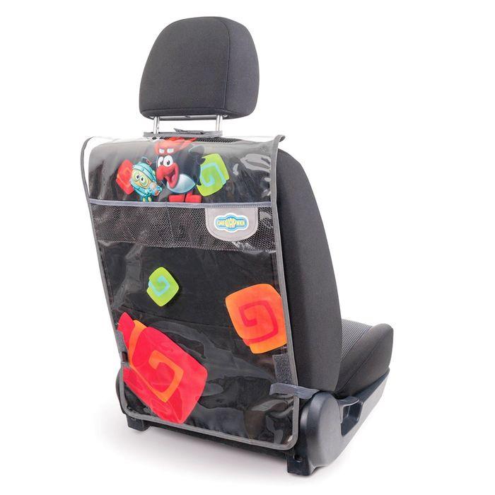 Накидка - незапинайка "Смешарики" для защиты спинки переднего сиденья от ног ребёнка, мягкий прозрачный ПВХ, - фото 1 - id-p226444772