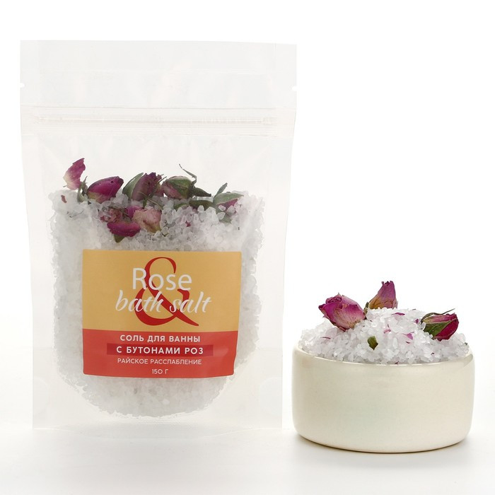 URAL LAB, набор гель для душа, 295 мл, орхидея и нероли; соль для ванны с бутонами роз - фото 3 - id-p226444805