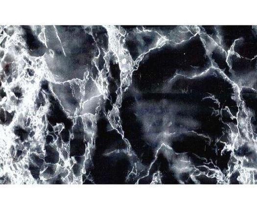 Самоклеющаяся пленка DELUXE, 3963 Пленка с/к "Deluxe" 45х8м (мрамор черно-серый), фото 2