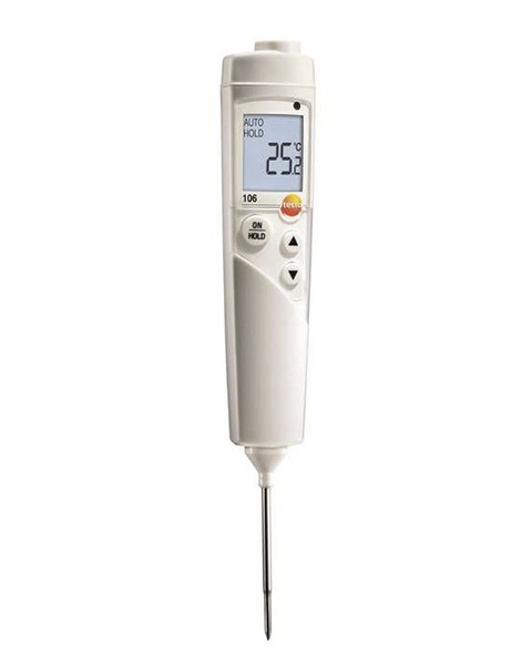 Термометр пищевой Testo 106 (без чехла, с сигналом тревоги) - фото 1 - id-p226443208