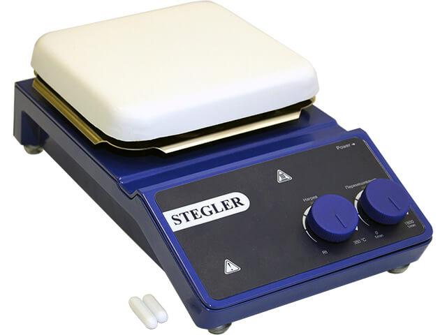 Мешалка магнитная Stegler HS-Pro (с подогревом, +380 °С, 20 литров) - фото 1 - id-p226437693