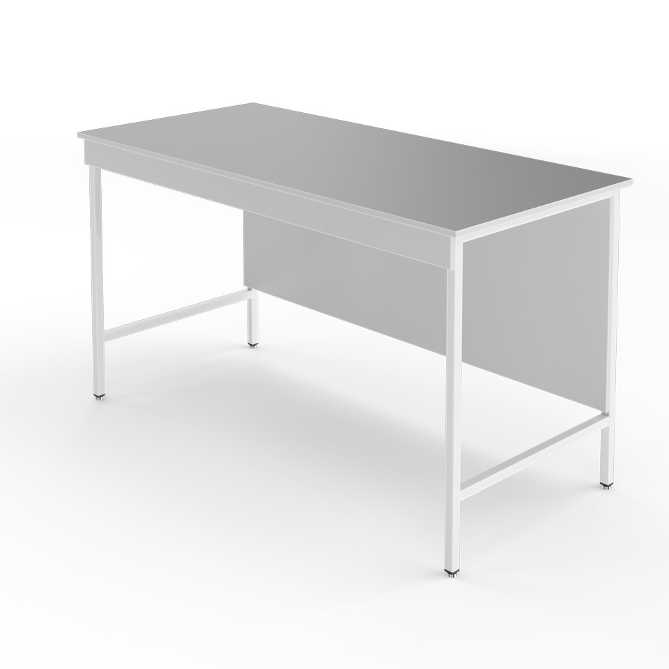 Высокий лабораторный стол со столешницей из химстойкого пластика НВ-1500 ЛСПв - фото 1 - id-p226442368