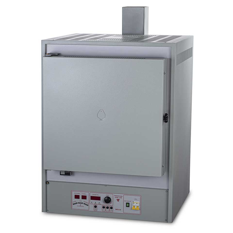 Муфельная печь ЭКПС-50 СПУ мод. 5003 (+50...+1100 °С, одноступенч. регулятор, с вытяжкой) - фото 1 - id-p226437869