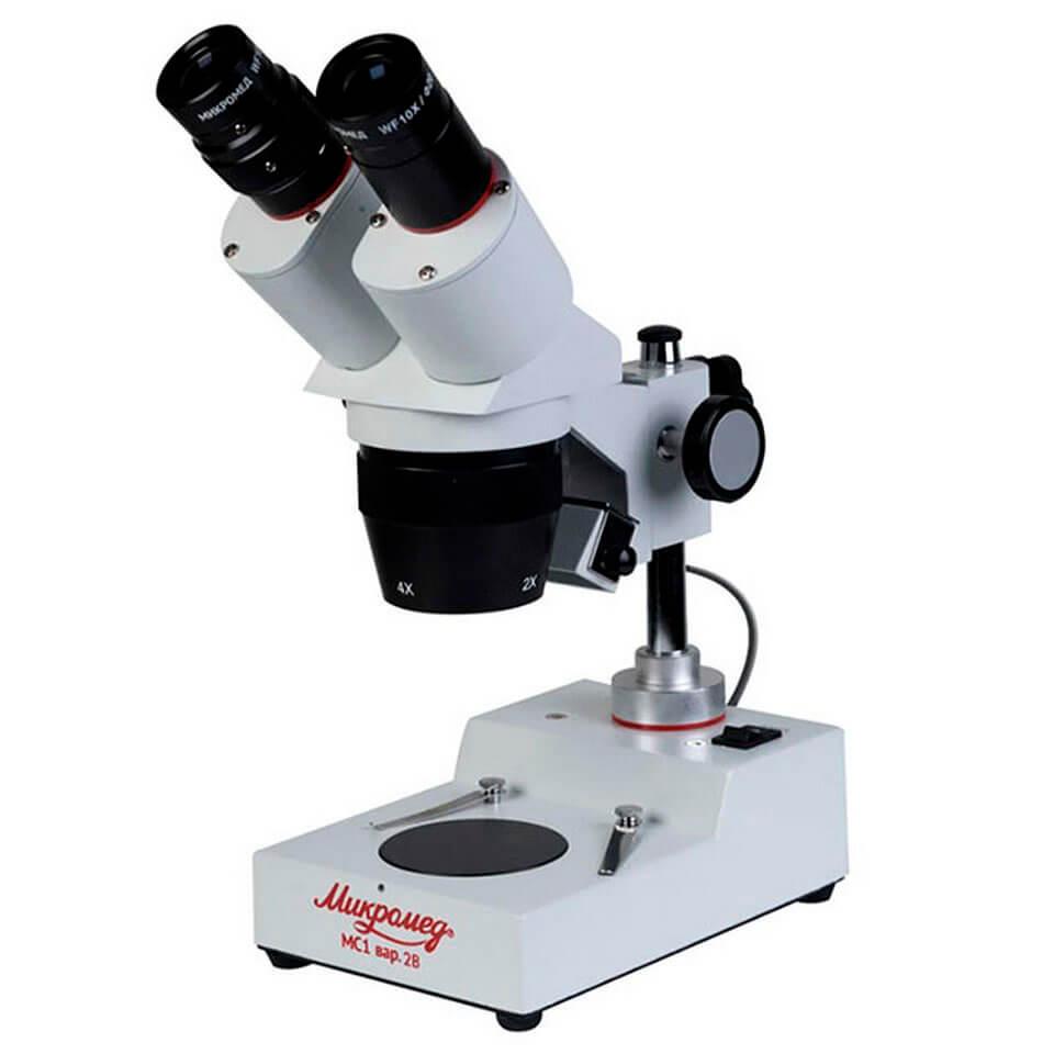 Микроскоп стереоскопический Микромед МС-1 вар.2В (2х/4х) - фото 1 - id-p226441430
