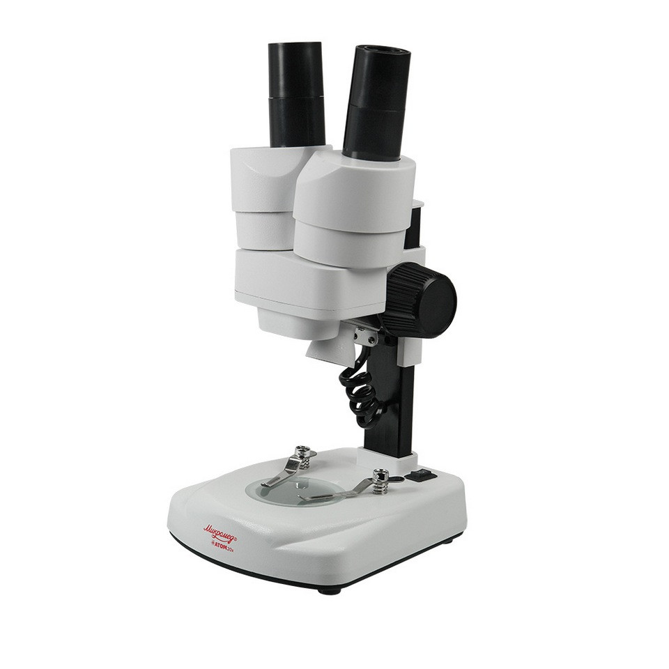 Микроскоп стереоскопический Микромед Атом 20x (в кейсе) - фото 1 - id-p226441433