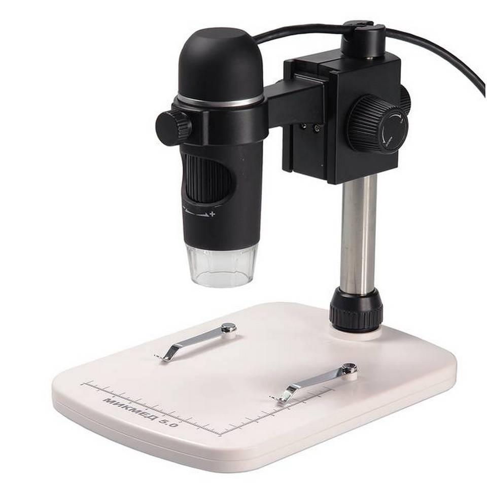 Микроскоп Микмед-5.0 (цифровой, со штативом) - фото 1 - id-p226441464