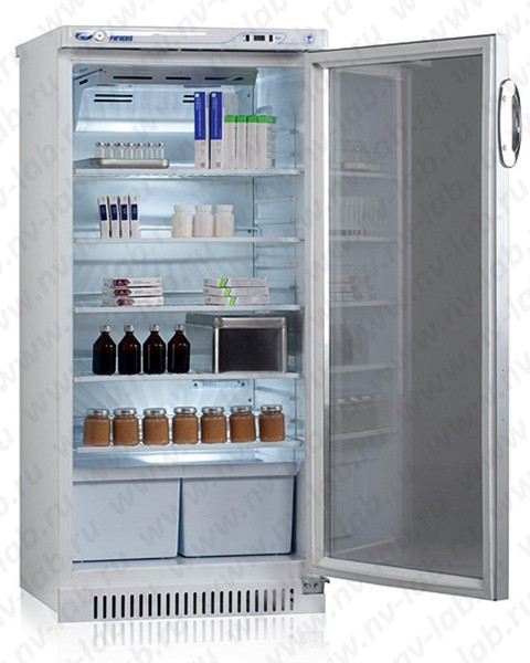 Холодильник ХФ-250-3 ПОЗИС фармацевтический для хранения препаратов и вакцин (дверь из энергосберегающего - фото 1 - id-p226443591