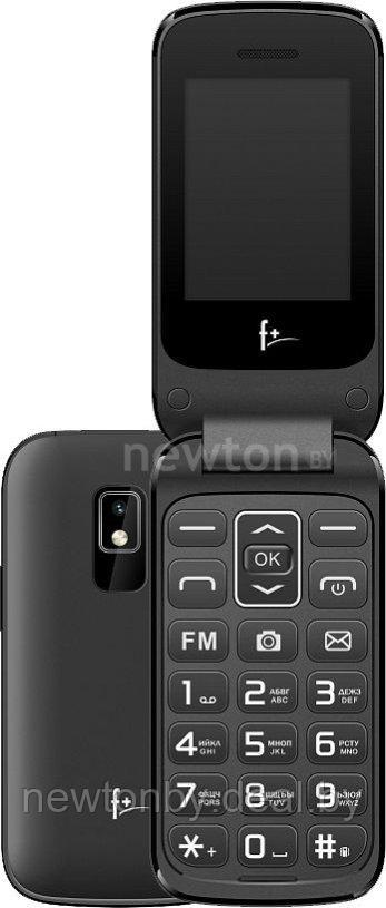 Кнопочный телефон F+ Flip 240 (черный) - фото 1 - id-p226445494