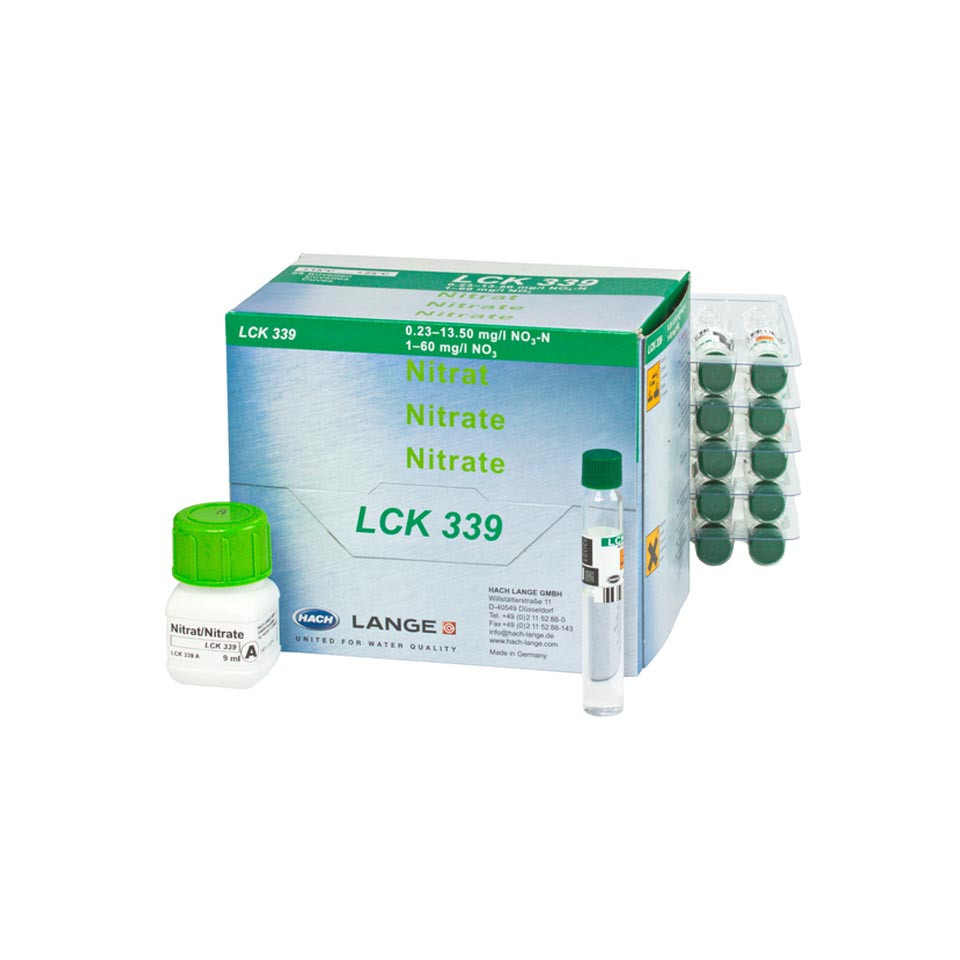 Набор реагентов HACH LCK339 (нитраты, 0,23-13,5 мг/л, 1-60 мг/л) - фото 1 - id-p226442533