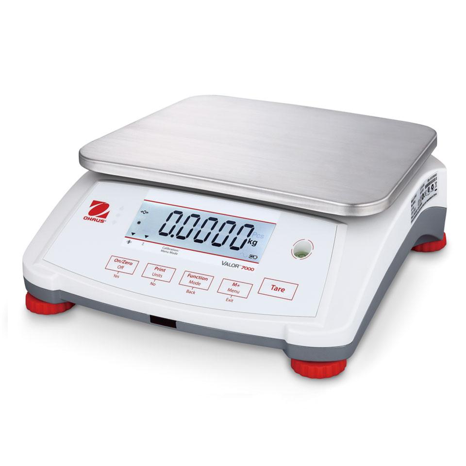 Весы порционные OHAUS Valor 7000 V71P6T (6 кг, 2 г, внешняя калибровка) - фото 1 - id-p226439571