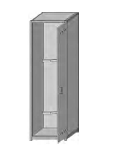 Шкаф для баллонов ШБ-1 (420*420*1800) односекционный - фото 1 - id-p226443837