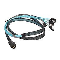 Кабель ACD ACD-SFF8643-SATASB-08M-MR, INT SFF8643-to-4*SATA+SB ( HDmSAS -to- 4*SATA+SideBand internal cable),