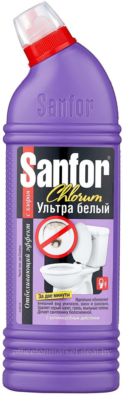 Средство чистящее для сантехники "Sanfor Chlorum Ультра", 750 мл - фото 1 - id-p138269999