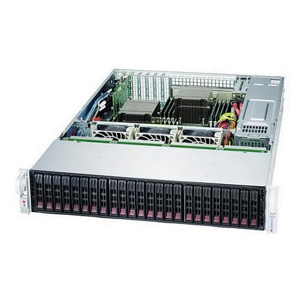 Supermicro server chassis CSE-216BE2C-R920LPB, 2U, 24 x 2.5" hot-swap SAS/SATA drive bay, optional 2 x 2.5", фото 2