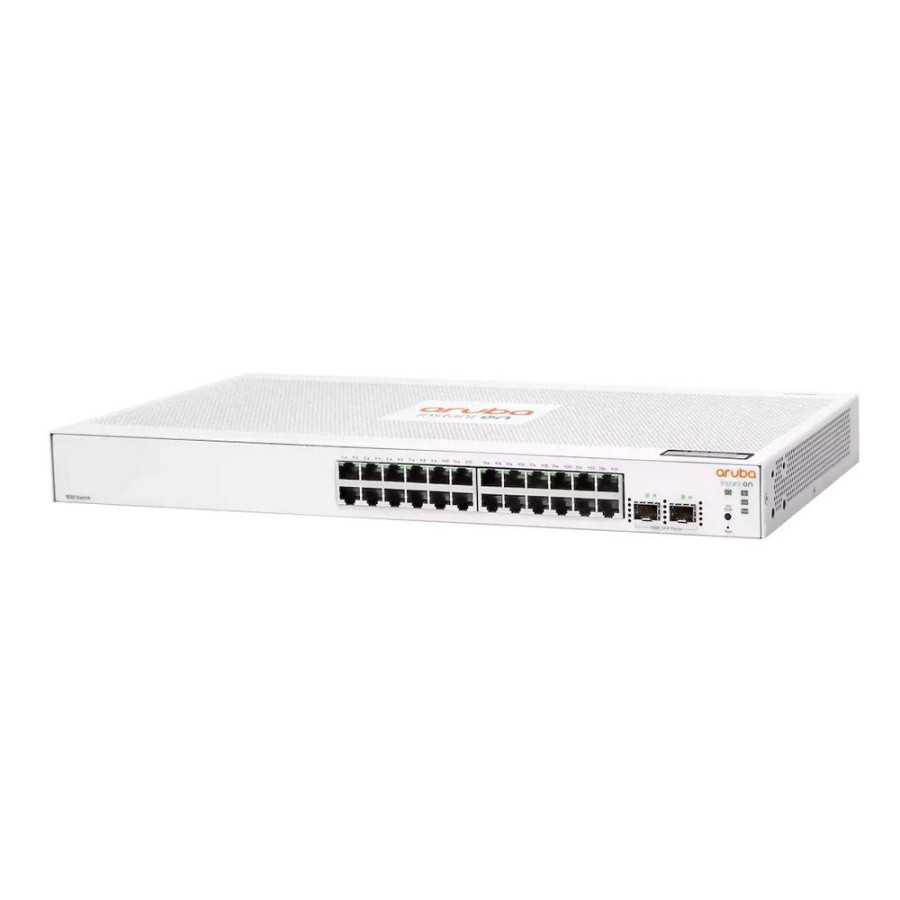 JL812A HPE Коммутатор Aruba Instant On 1830 24G Web-managed 2SFP Switch - фото 1 - id-p226445409