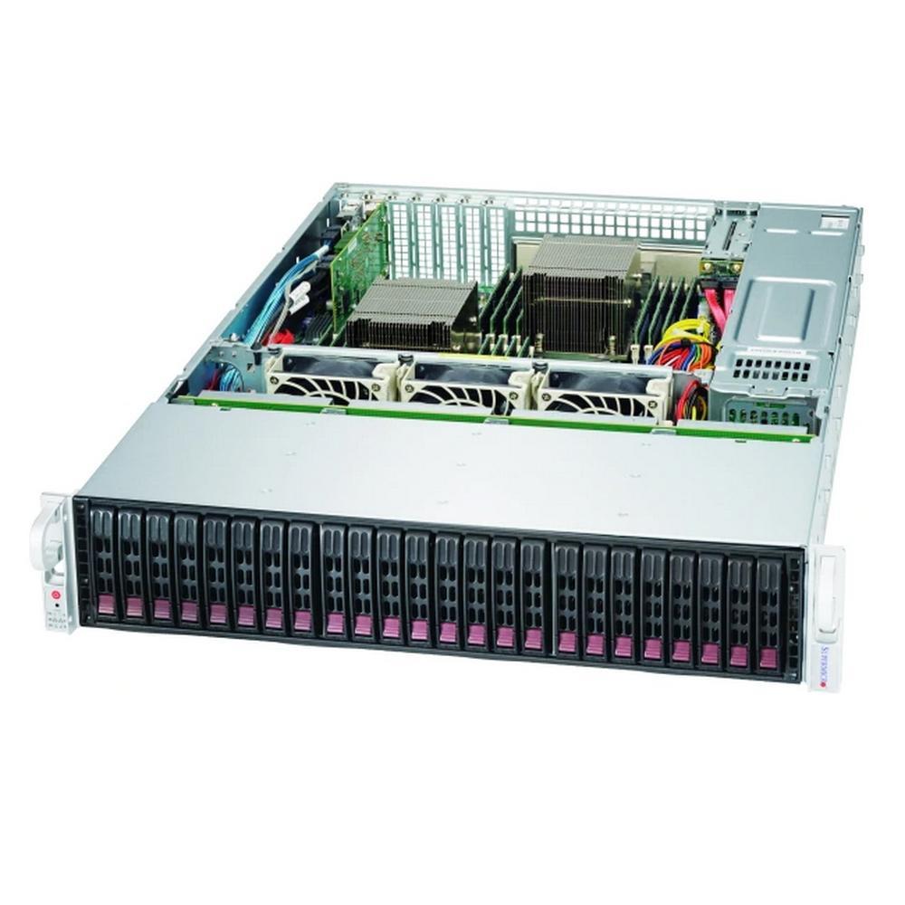 Корпус SuperMicro SuperMicro CSE-216BAC4-R1K23LPB 2U, LP, 20x 2.5-inch SAS3/SATA3 HDD/SSD and 4x