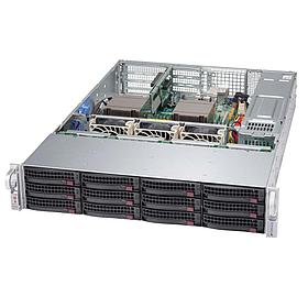 Корпус SuperMicro SuperMicro CSE-826BE1C-R920WB 2U, WIO, E-ATX, 920 Вт, 12x 3.5-inch SAS3/SATA3 HDD/SSD w/1