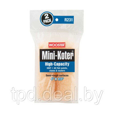 Мини-валик малярный MINI-KOTER High-Capacity (набор 2 шт.) R231-4 - фото 1 - id-p226446080