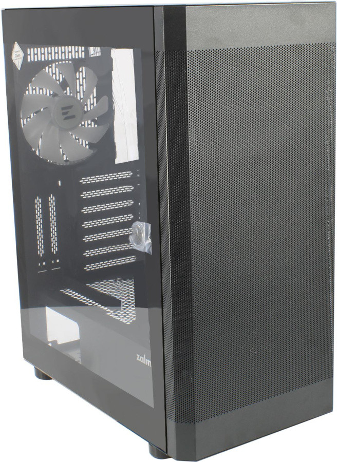 Корпус ZALMAN i4 TG, ATX, BLACK, FRONT MESH, WINDOW, 4x3.5", 2x2.5", 1xUSB2.0, 2xUSB3.0, FRONT 3x140mm FRGB,