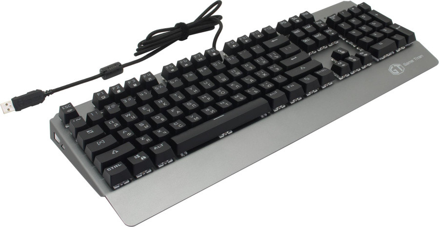 Клавиатура DELUX KM06 Black/Gray Outemu Blue sw USB - фото 1 - id-p226447490