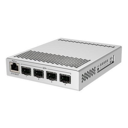 Маршрутизатор MikroTik CRS305-1G-4S+IN Cloud Router Switch (1UTP 1000Mbps + 4SFP+) - фото 1 - id-p226447592