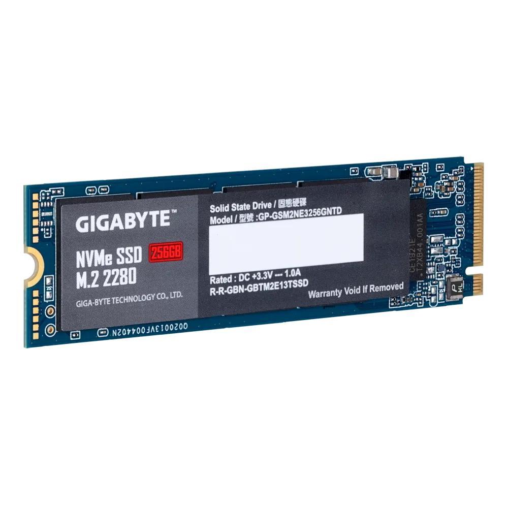Твердотельный накопитель SSD M.2 2280 M PCI Express 3.0 x4 Gigabyte 256GB (GP-GSM2NE3256GNTD) 1700/1100 MBps - фото 1 - id-p226447801
