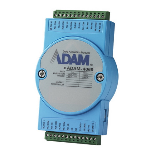 Модуль интерфейсный Advantech ADAM-4069-B Модуль релейного вывода, 8 каналов, Power Relay Output Module with - фото 1 - id-p226447632