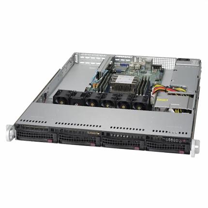 Платформа SuperMicro 1U 5019P-WT (LGA3647 C622 2xPCI-E SVGA SATA RAID4xHS SATA 2x10GbLAN 6DDR4 600W), фото 2