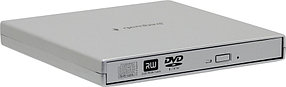 Привод DVD RAM & DVD±R/RW & CDRW Gembird DVD-USB-02-SV USB2.0 EXT Silver (RTL)