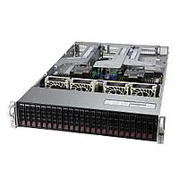 Платформа системного блока SuperMicro SYS-220U-TNR 2U, 2xLGA4189 (up to 270W), iC621A (X12DPU), 32xDDR4,